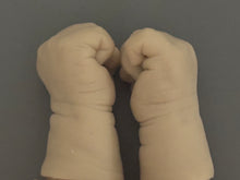 Load image into Gallery viewer, 1/4 Newborn silicone hands